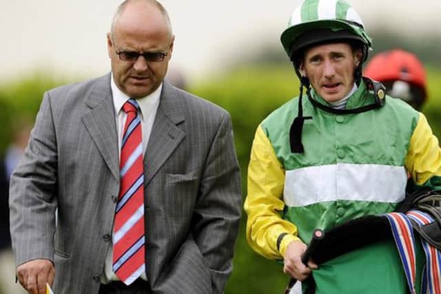 Trainer Richard Fahey (left) and jockey Paul Hanagan (right) remain the dominant force of Northern racing.