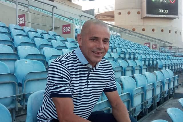 Former Bradford City striker, Edinho, pictured in Portugal last week. Picture: Richard Sutcliffe.