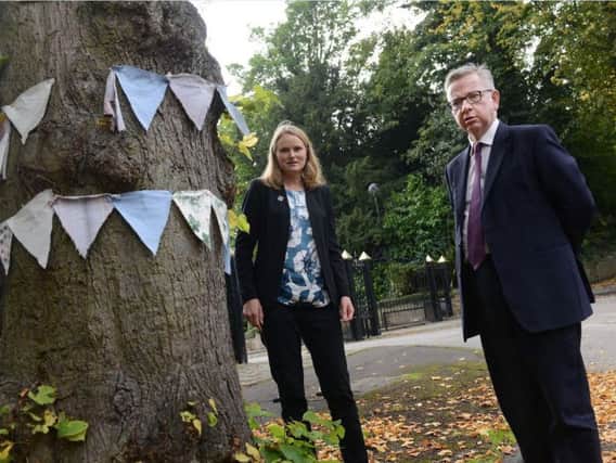 Michael Gove visited Sheffield in 2017 over concerns about the council's tree-felling programme.