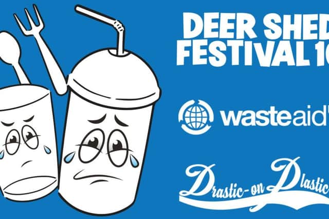The Waste Aid campaign to get Drastic on Plastic. (Image courtesy of Deer Shed)