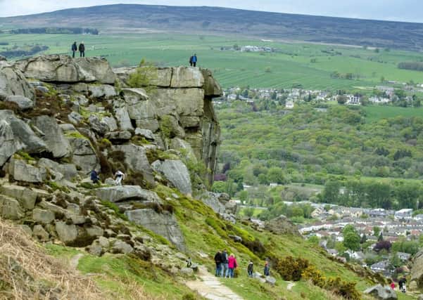 The Cow and Calf is one of the Yorkshire beauty spots to have been besmirched by litter.