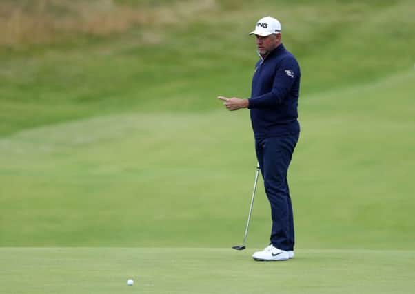 England's Lee Westwood at The Open Championship at Royal Portrush. Picture: David Davies/PA