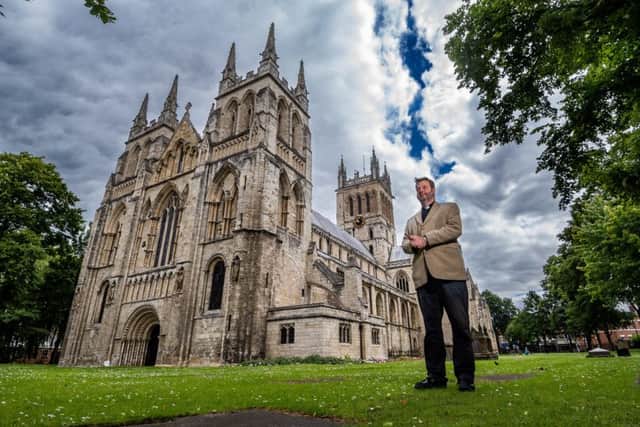 Date: 2nd July 2019.
Picture James Hardisty.
YP Magazine.
Feature at Selby Abbey, which is celebrating it's 950th Anniversary. Pictured Canon John Weetman, vicar of Selby Abbey.