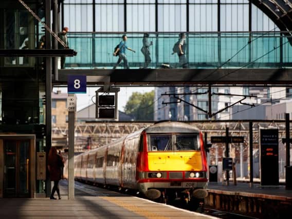 An LNER service arriving into London