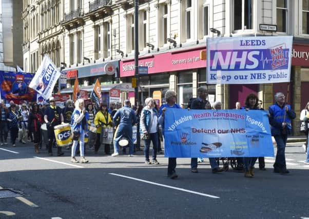 Campaigners want the NHS kept exempt from any future trade deal with the United States.