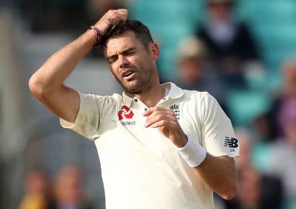 England's James Anderson: Not being risked.