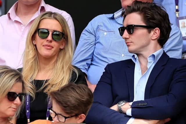 Ellie and Caspar together at Wimbledon