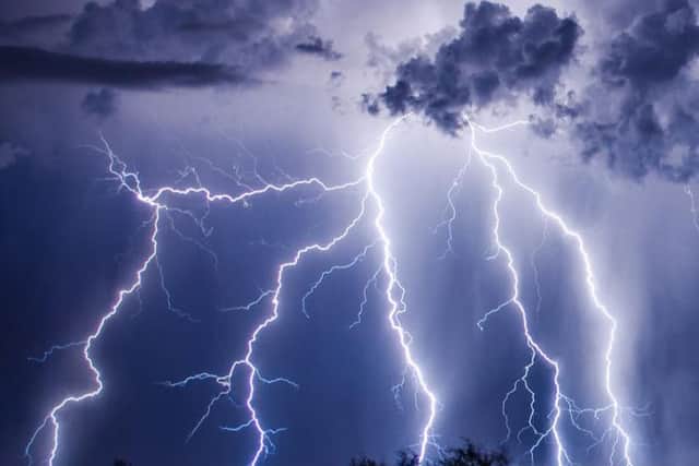 Thunderstorms are set to strike Yorkshire tonight (23 Jul) as a heavy downpours are forecast