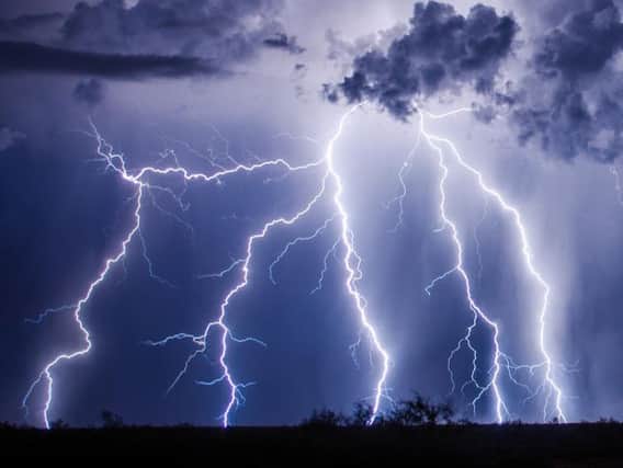 Thunderstorms are set to strike Yorkshire tonight (23 Jul) as a heavy downpours are forecast