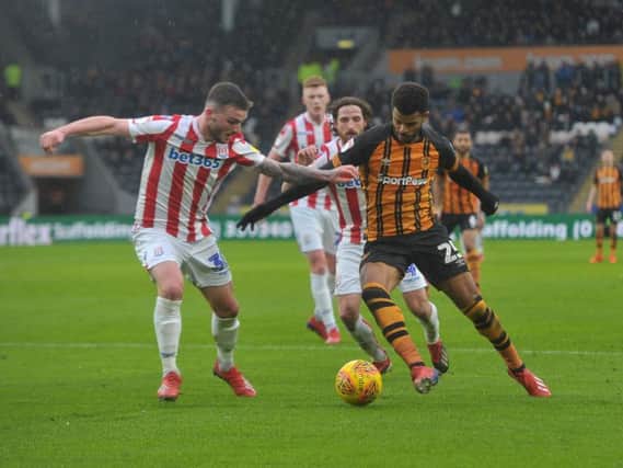 Fraizer Campbell in action for Hull City. PIC: Tony Johnson.