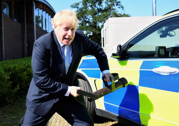 Boris Johnson wants to recruit 20,000 extra police officers.