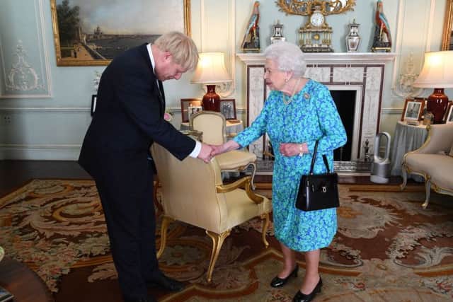 Boris Johnson had an audience with rhe Queen as he became Prime Minister.