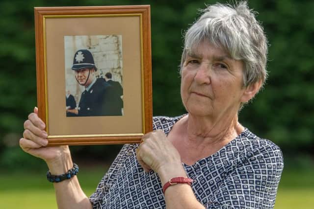 Frances Ellerker has spoken of the heartache following the death of her husband PC Richard Ellerker