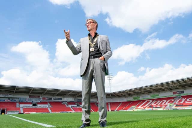 Stepping in: Tony Adams, at Doncaster's Keepmoat Stadium, has taken on the role of president of the RFL. Picture: Allan McKenzie/SWpix