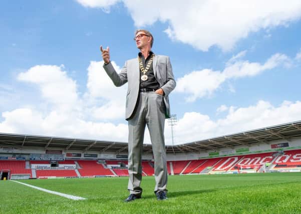 Stepping in: Tony Adams, at Doncaster's Keepmoat Stadium, has taken on the role of president of the RFL. Picture: Allan McKenzie/SWpix