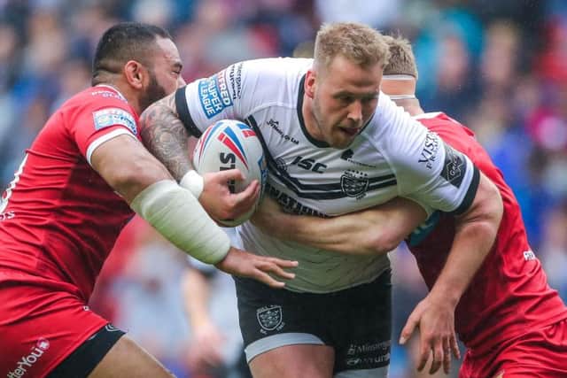 Hull FC's Joe Westerman in action against Huddersfield Giants at Magic Weekend. (PIC: Alex Whitehead/SWpix.com)