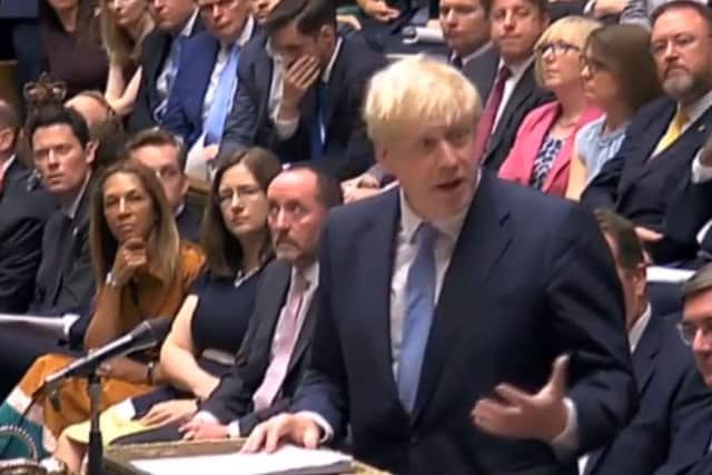 Boris Johnson backed Northern Powerhouse Rail when he addressed MPs for the first time as Prime Minister.