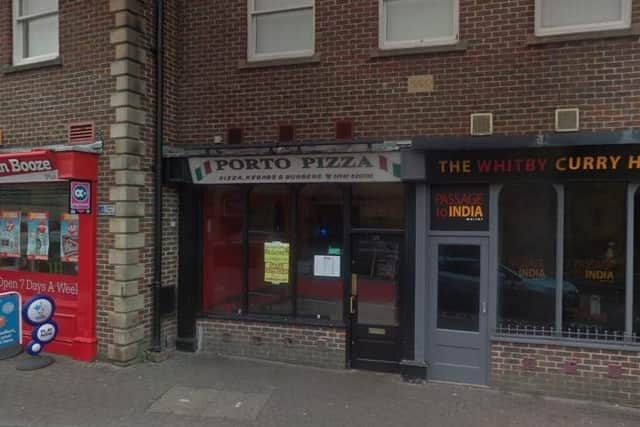 Porto Pizza in Whitby, where Christopher Coakley fatally attacked Anthony Welford