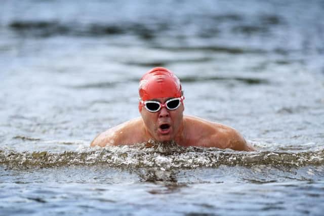 Andrew Ainge, a father from Menston, has been planning his Channel swim for two years. He decided to raise money for The Brain Tumour Charity after his ex-wife and mother were diagnosed within weeks of one another.
