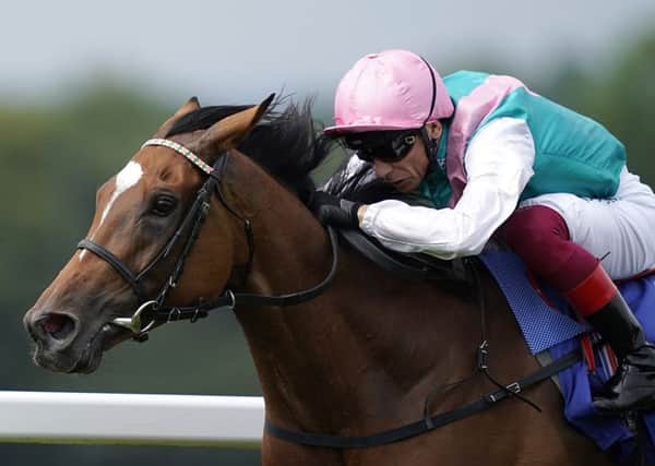 Enable made a winning comeback in this month's Coral-Eclipse under regular rider Frankie Dettori for trainer John Gosden.
