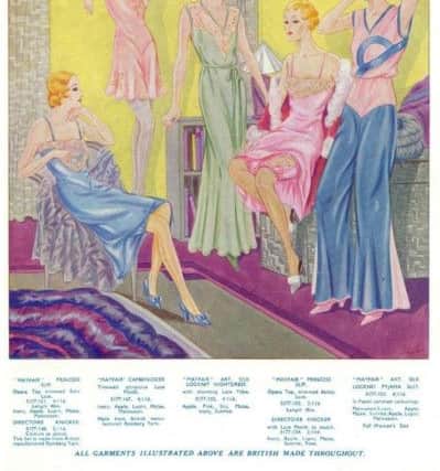 Sleepwear advert for M&S in 1932