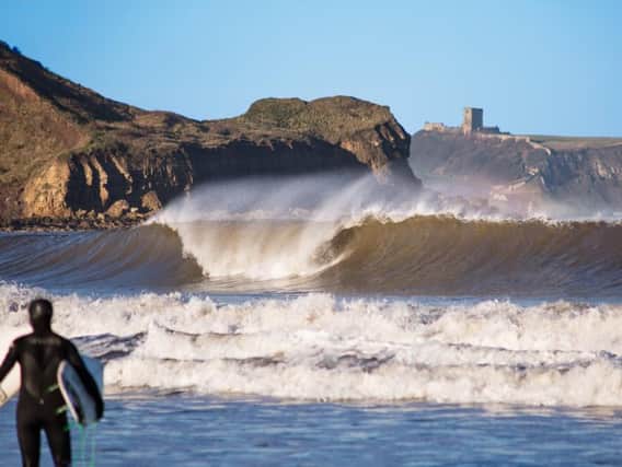 Scarborough is a popular spot for surfers. Photo by Chris Kendall.