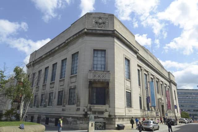 Sheffield Central Library acted as a relief centre for rescue workers