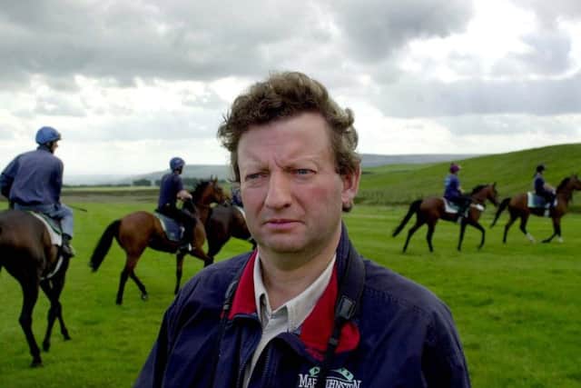 OUTSIDE CHANCE: Dee Ex Bee trainer, Mark Johnston pictured on Middleham Moor gallops. Picture: Ben Duffy/SWPix.com
