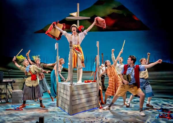 The cast of Swallows and Amazons at York Theatre Royal.