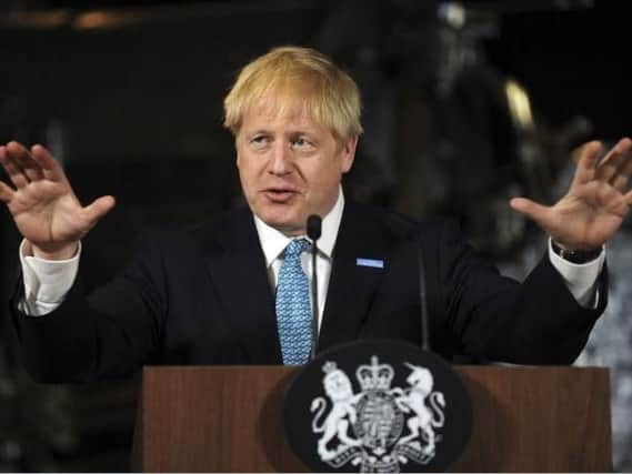Boris Johnson spoke in Manchester at the weekend about a new high-speed rail connection between that city and Leeds. Picture: Getty