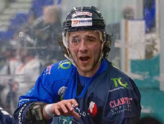Sheffield Steeldogs' player-coach, Ben Morgan. Picture courtesy of Peter Best.
