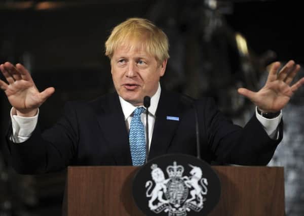 Prime Minister Boris Johnson has committed to a new line between Leeds and Manchester. Photo: Rui Vieira/PA Wire