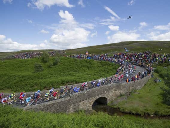 Grinton Bridge looked glorious during the Grand Depart in 2014 and has been a favourite with cyclists ever since