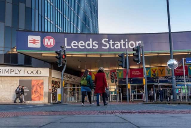 Overcrowding on peak time trains at Leeds station has been described as "frightening"