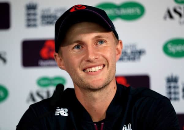 England captain Joe Root speaks at a press conference during the nets session at Edgbaston, Birmingham, ahead of the first Ashes Test (Picture: PA)
