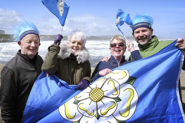 Yorkshire flags were waved on the Scarborough leg of the Tour de Yorkshire.