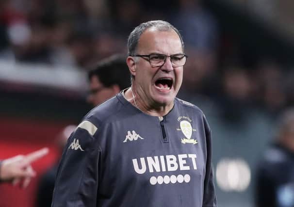 Leeds United manager Marcelo Bielsa shouts towards players during the match between the Western Sydney Wanderers and Leeds United at Bankwest Stadium on July 20, 2019 in Sydney, Australia. (Picture: Matt King/Getty Images)