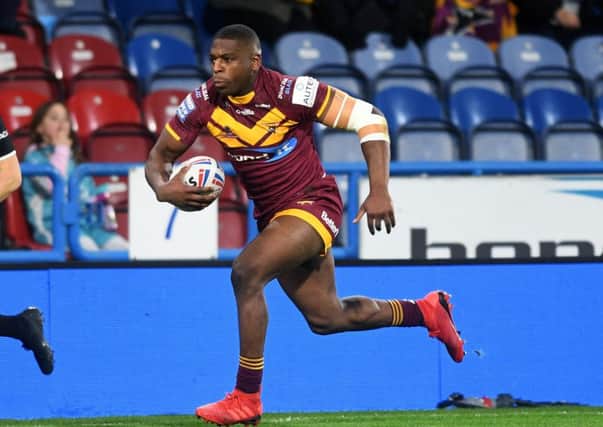 Huddersfield's Jermaine McGillvary: Set for 300th appearance.