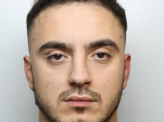 JAILED: Elton Geryhaliu was jailed over Wakefield nightclub violence and police chase