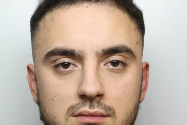 JAILED: Elton Geryhaliu was jailed over Wakefield nightclub violence and police chase