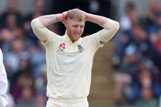 England's Ben Stokes reacts as Steve Smith piled on the frustration for England (Picture: PA)
