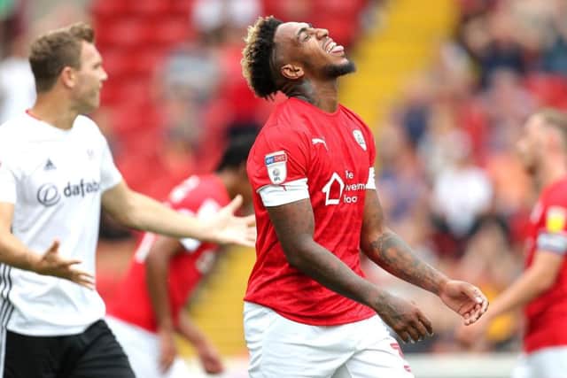 Barnsley's Mallik Wilks reacts during the Sky Bet Championship match at Oakwell Barnsley. (Picture: PA)