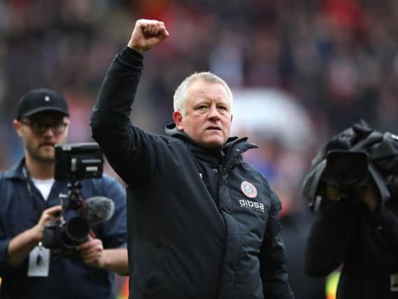 Chris Wilder's Sheffield United will start their Premier League campaign away at Bournemouth on Saturday. Picture: PA