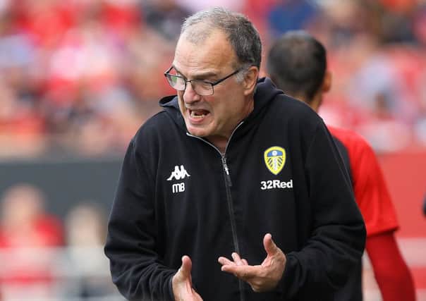 Marcelo Bielsa: I cant be happy if Roofe leaves, says the Leeds United head coach. (Picture: Gareth Williams/AHPIX)