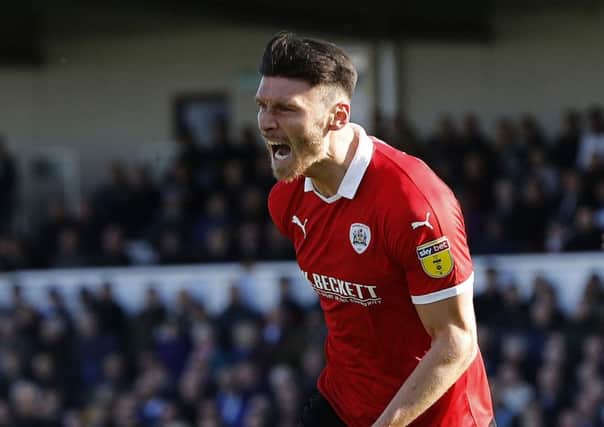 GONE: Kieffer Moore has swapped Barnsley for Championship rivals Wigan Athletic. Picture: Darren Staples/PA