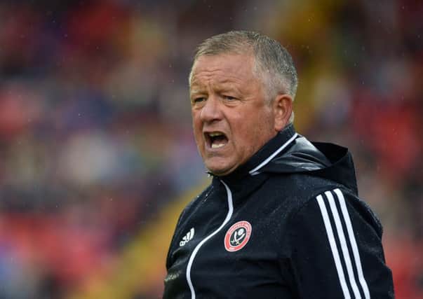 Ready for challenge: 
Sheffield United manager Chris Wilder.

Picture: Jonathan Gawthorpe