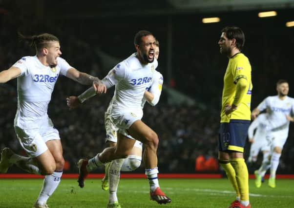 GONE: Leeds United striker Kemar Roofe has moved on to Anderlecht.