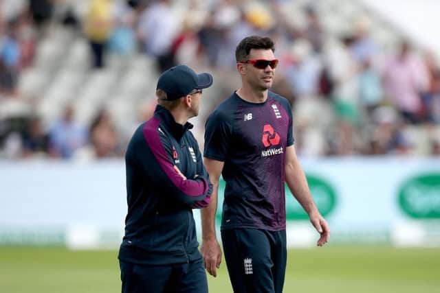 England's James Anderson Picture: Nick Potts/PA
