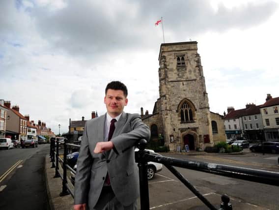 Keane Duncan, the leader of Ryedale council, is the youngest leader of any local authority in the country