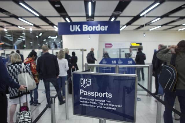Hamed presented himself to border control when he reached the UK. Photo: Oli Scarff/Getty Images
